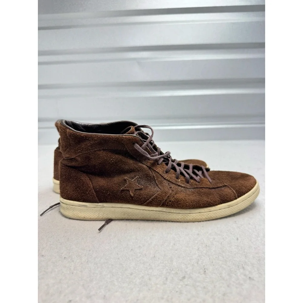 Converse John Varvatos All Star X Shoes Mens Size 11 Brown Suede Mid Top 125424C
